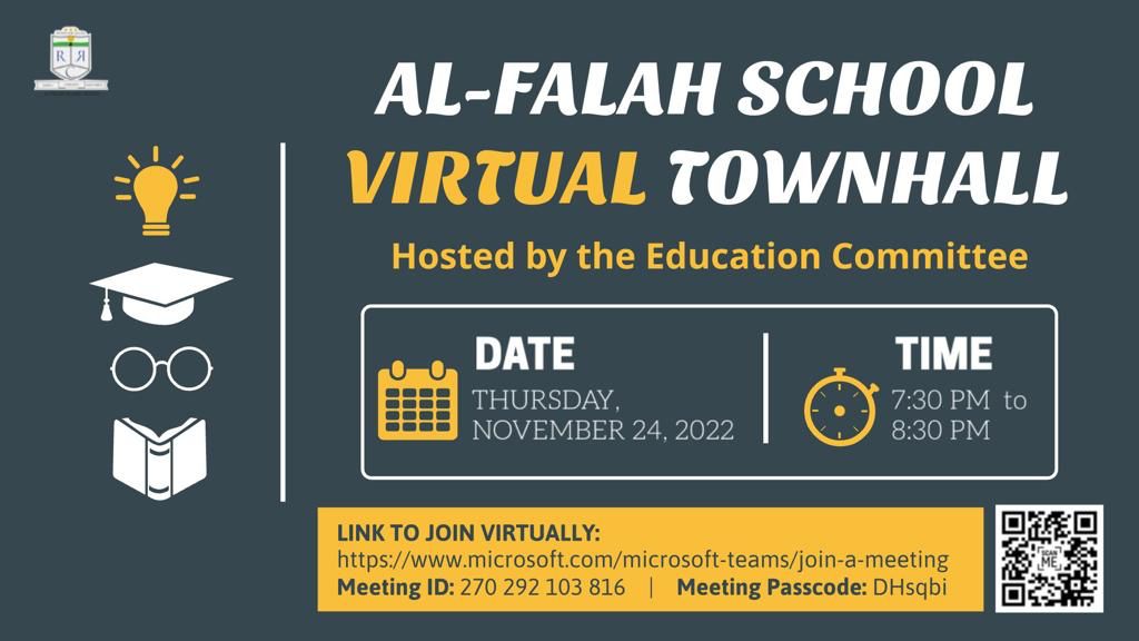 Al-Falah School Virtual Townhall